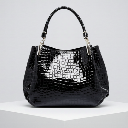Besace - Elegant Croc Handbag