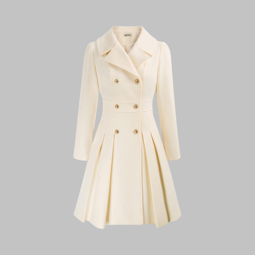 Amelia - Elegant Long Sleeve Coat