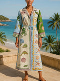 Grace - Relaxed Belted Midi Dress