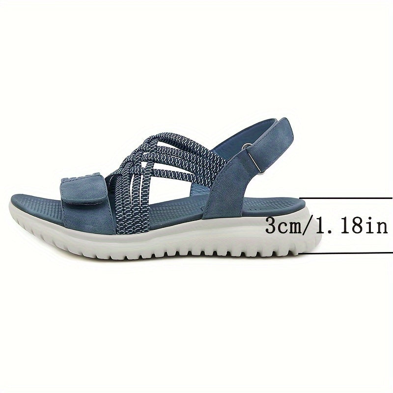 Soline | Sporty-elegant sandals with a high sole