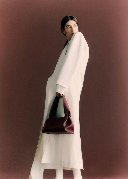 ALMA Tote – East West | Black Cherry