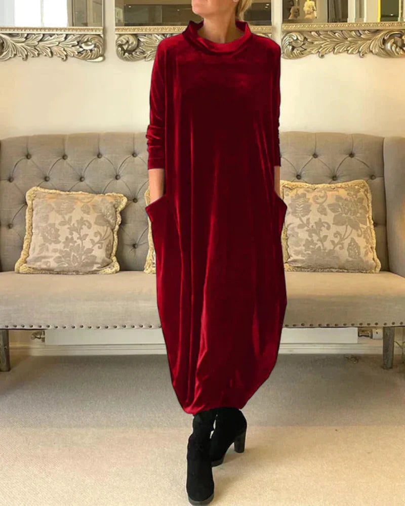 Etta – Elegant Autumn Dress with Pockets
