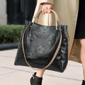 Luna - Floral Embossed Handbag Set
