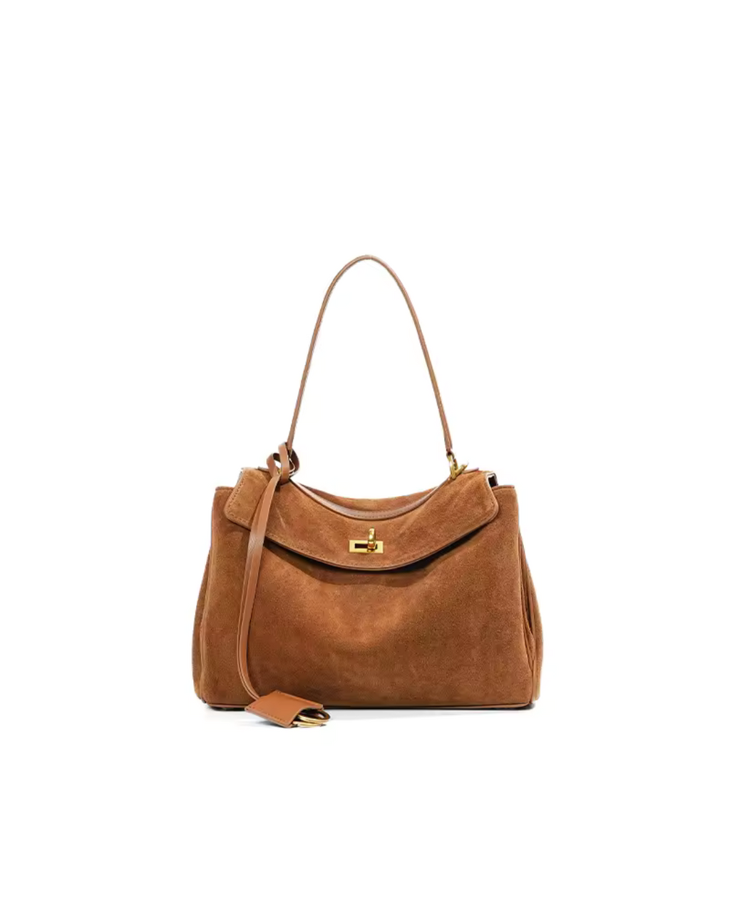 La Dame Sac - Suede Flap Bag