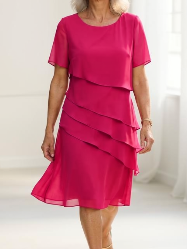 Juliette | Elegant Flowing Dress with Ruffles