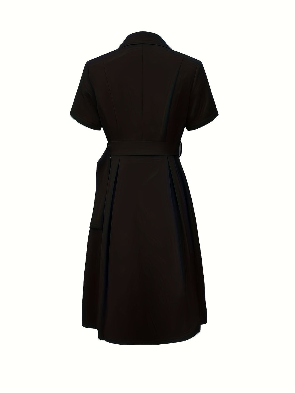 Celina Bloom - Elegant Black A-Line Dress