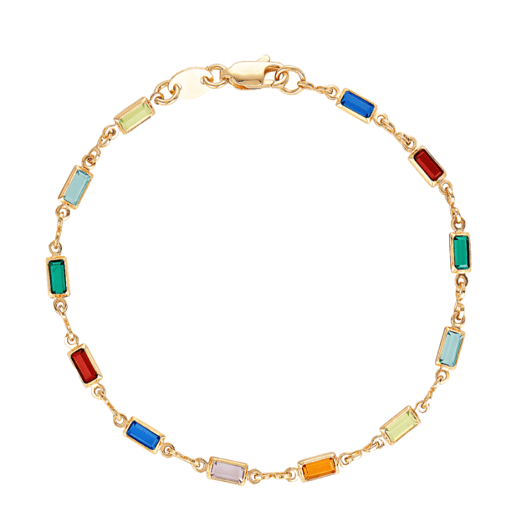 Evie - Colourful Beaded Anklet