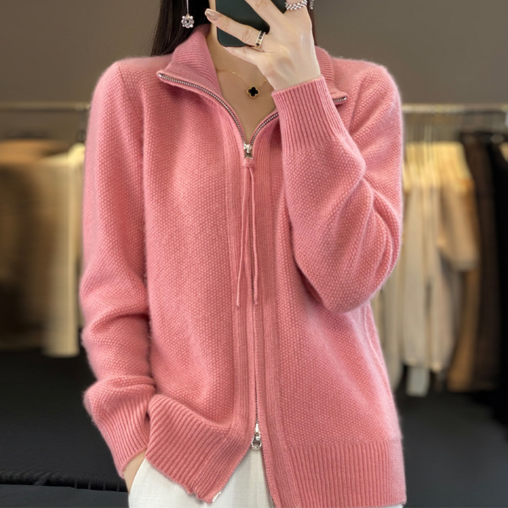 Lisa | Cashmere Zip Vest