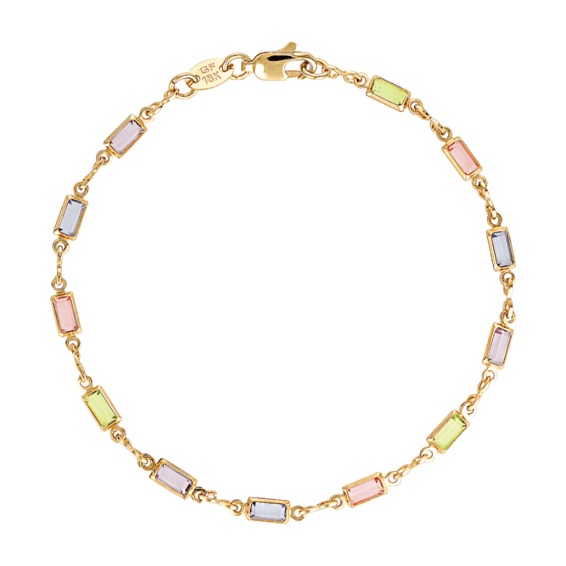 Evie - Colourful Beaded Anklet