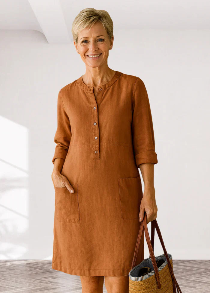 Evi | Casual Women's Dress with a Relaxed Fit and Timeless Everyday Style