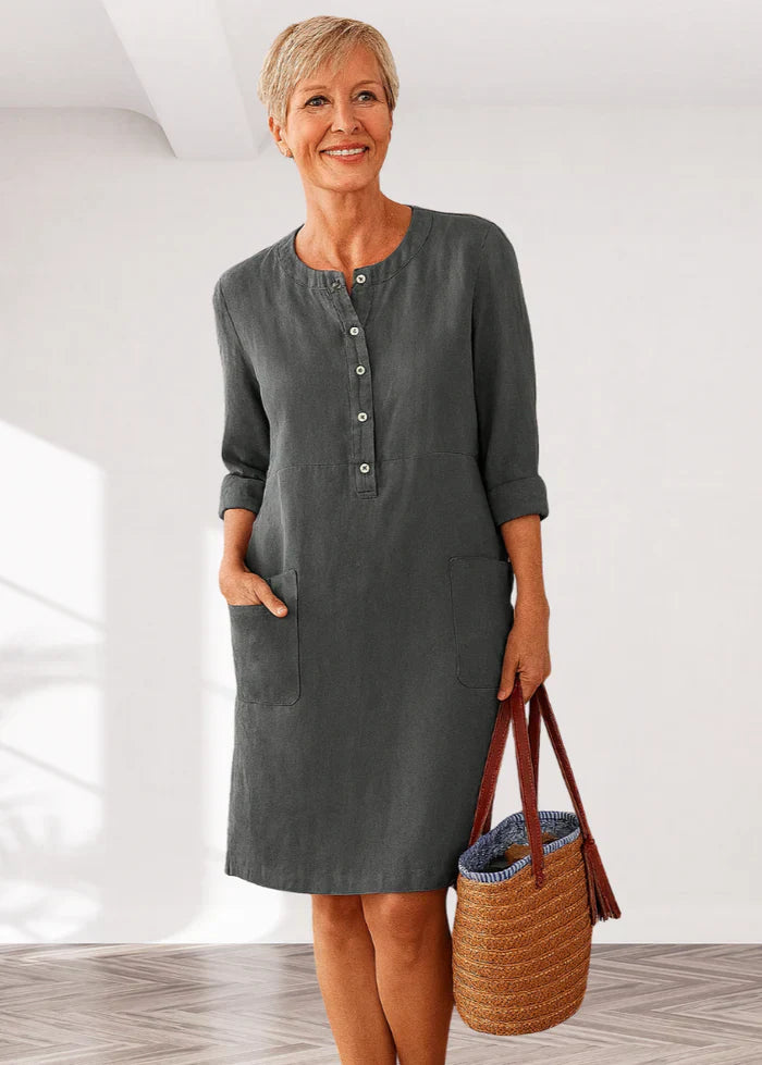 Evi | Casual Women's Dress with a Relaxed Fit and Timeless Everyday Style