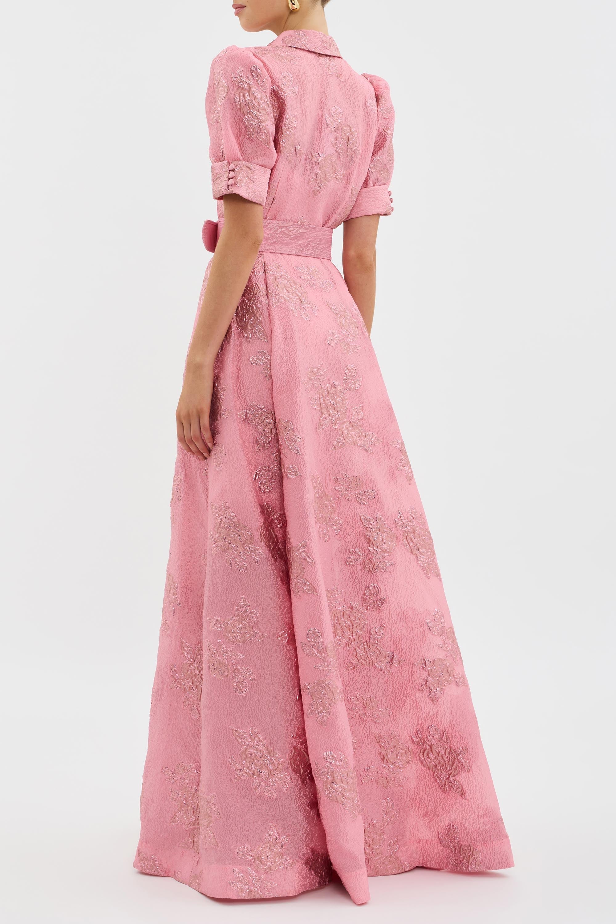 Evelyn | Dress with Short Puff Sleeves