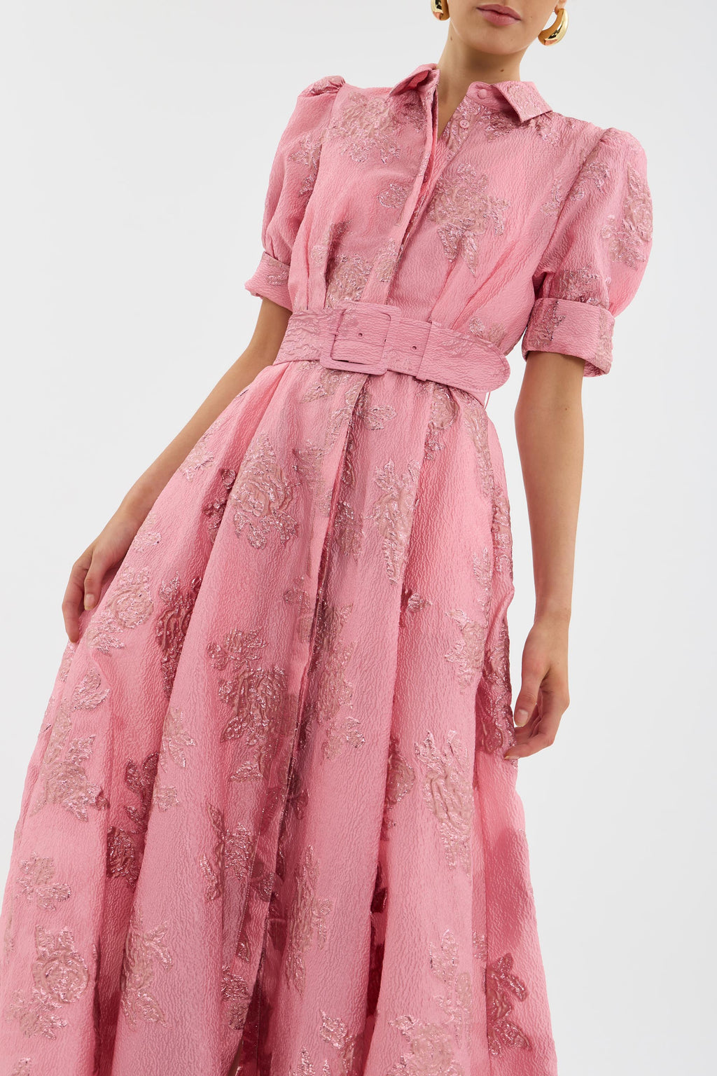 Evelyn | Dress with Short Puff Sleeves