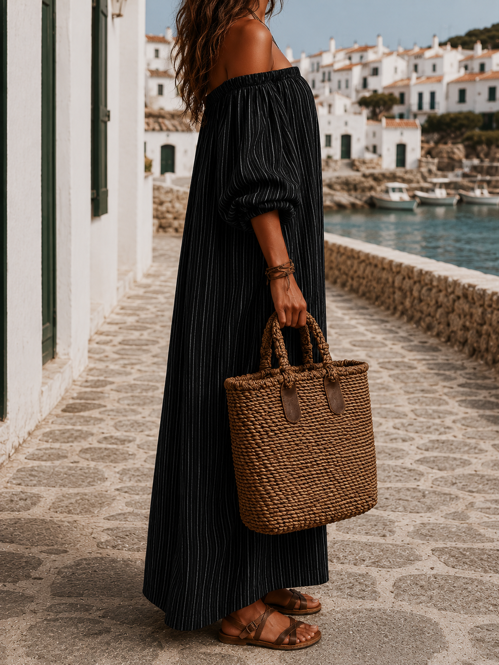 Kallista – Mediterranean Pregonda Flowing Maxi Dress