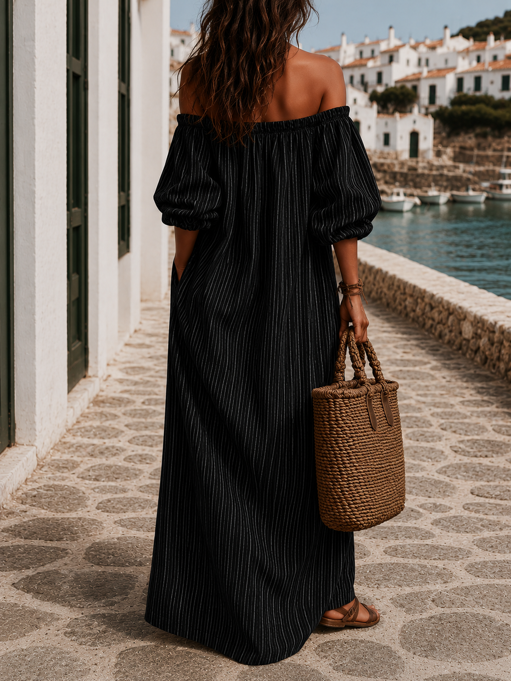 Kallista – Mediterranean Pregonda Flowing Maxi Dress
