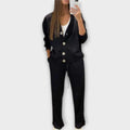 Chantal – Cardigan and Trousers Set