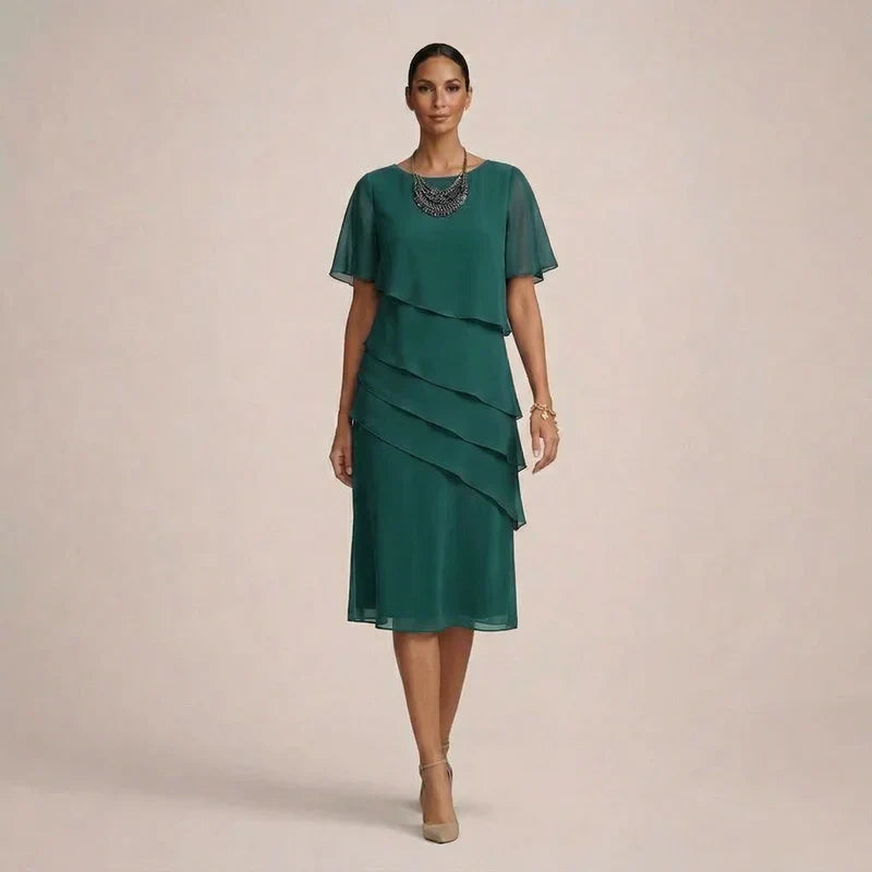 Mara | Elegant Ruffle Dress with a Flattering Fit