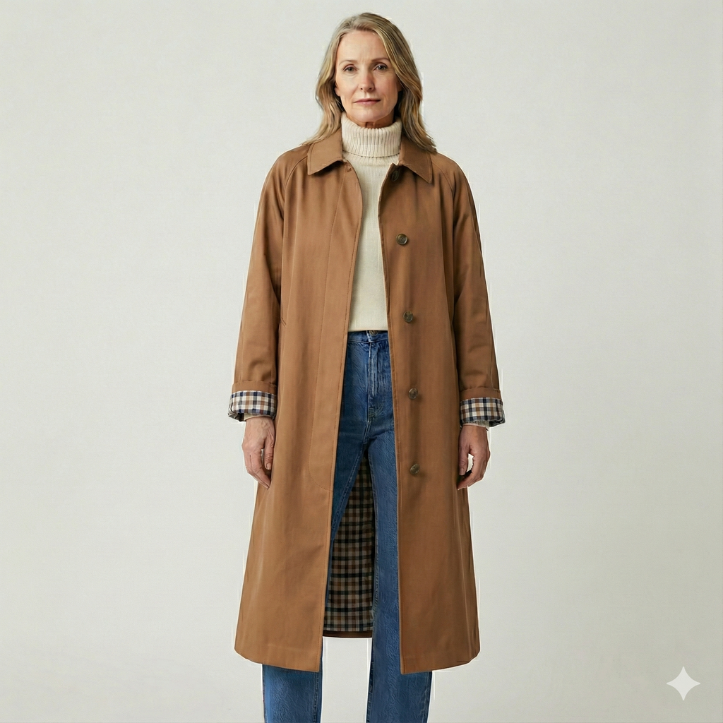 Eleanor – Classic Longline Trench Coat