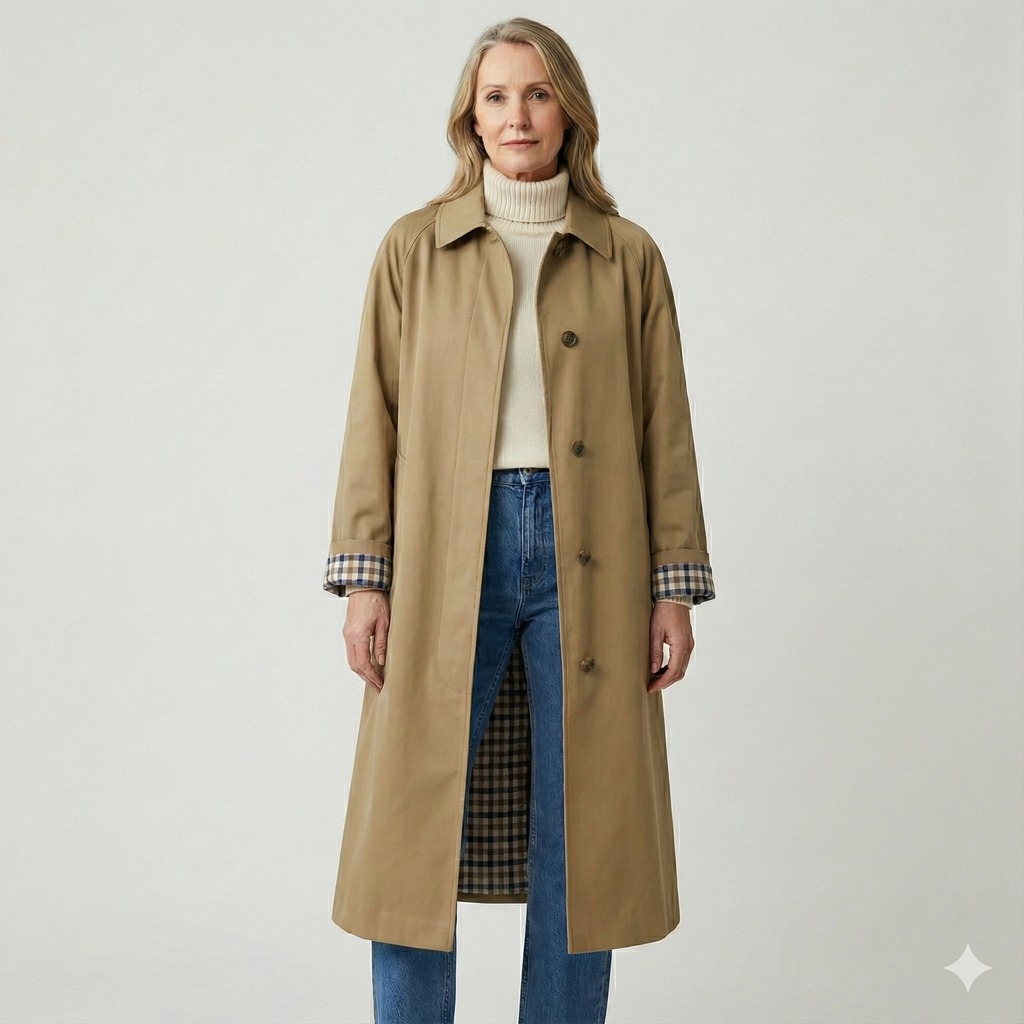 Eleanor – Classic Longline Trench Coat