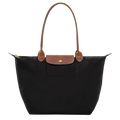 Large Foldable Nylon Bag, Black