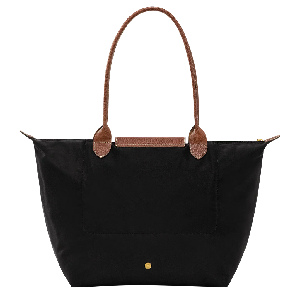 Large Foldable Nylon Bag, Black