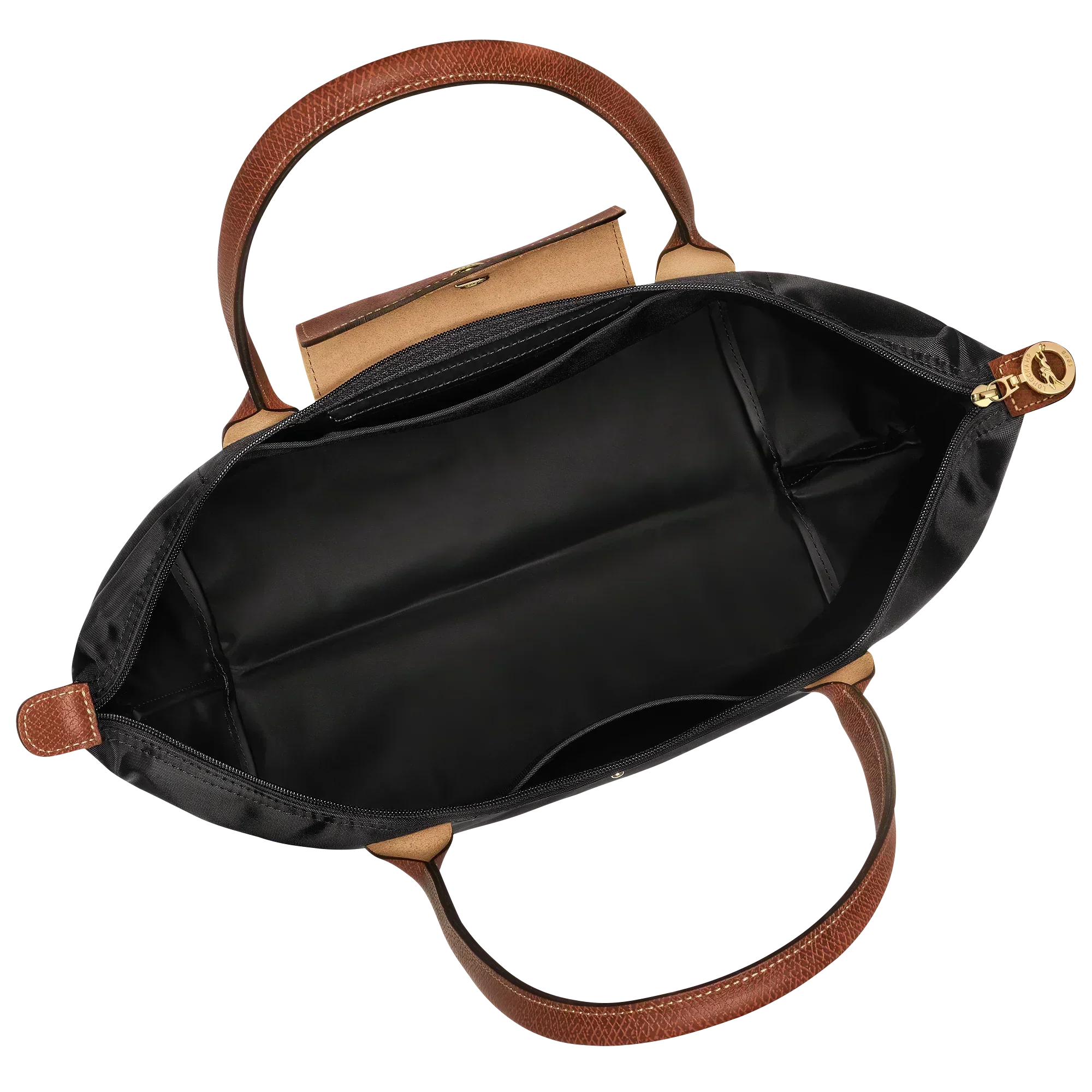 Large Foldable Nylon Bag, Black