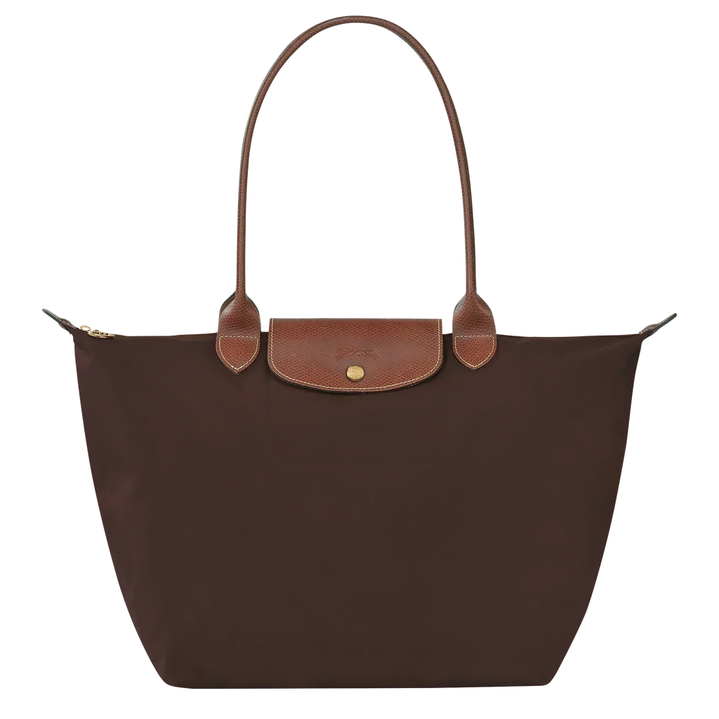 Large Foldable Nylon Bag, Ebony