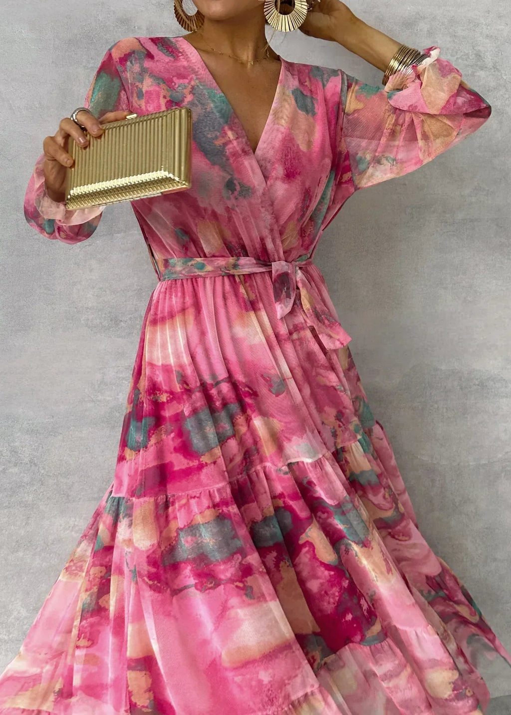 Phoebe | Floral Wrap Dress