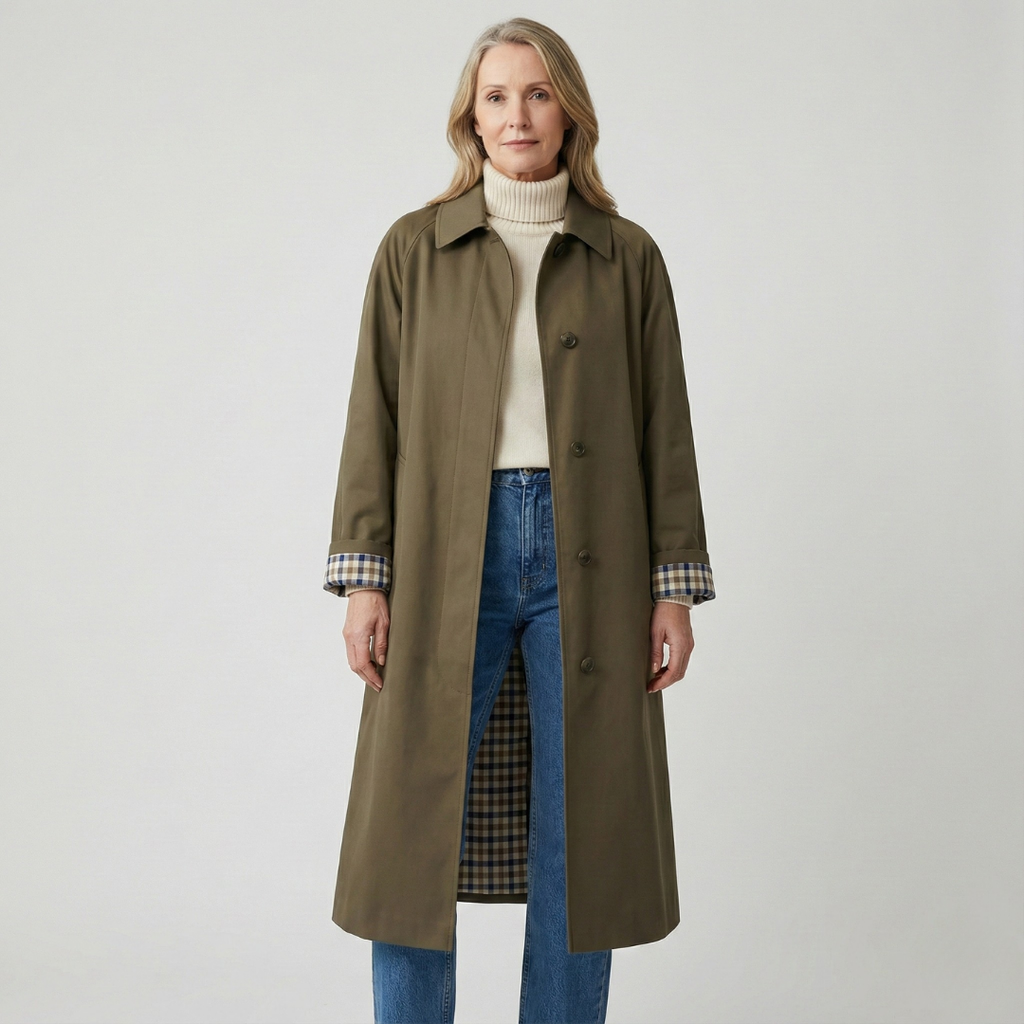 Eleanor – Classic Longline Trench Coat