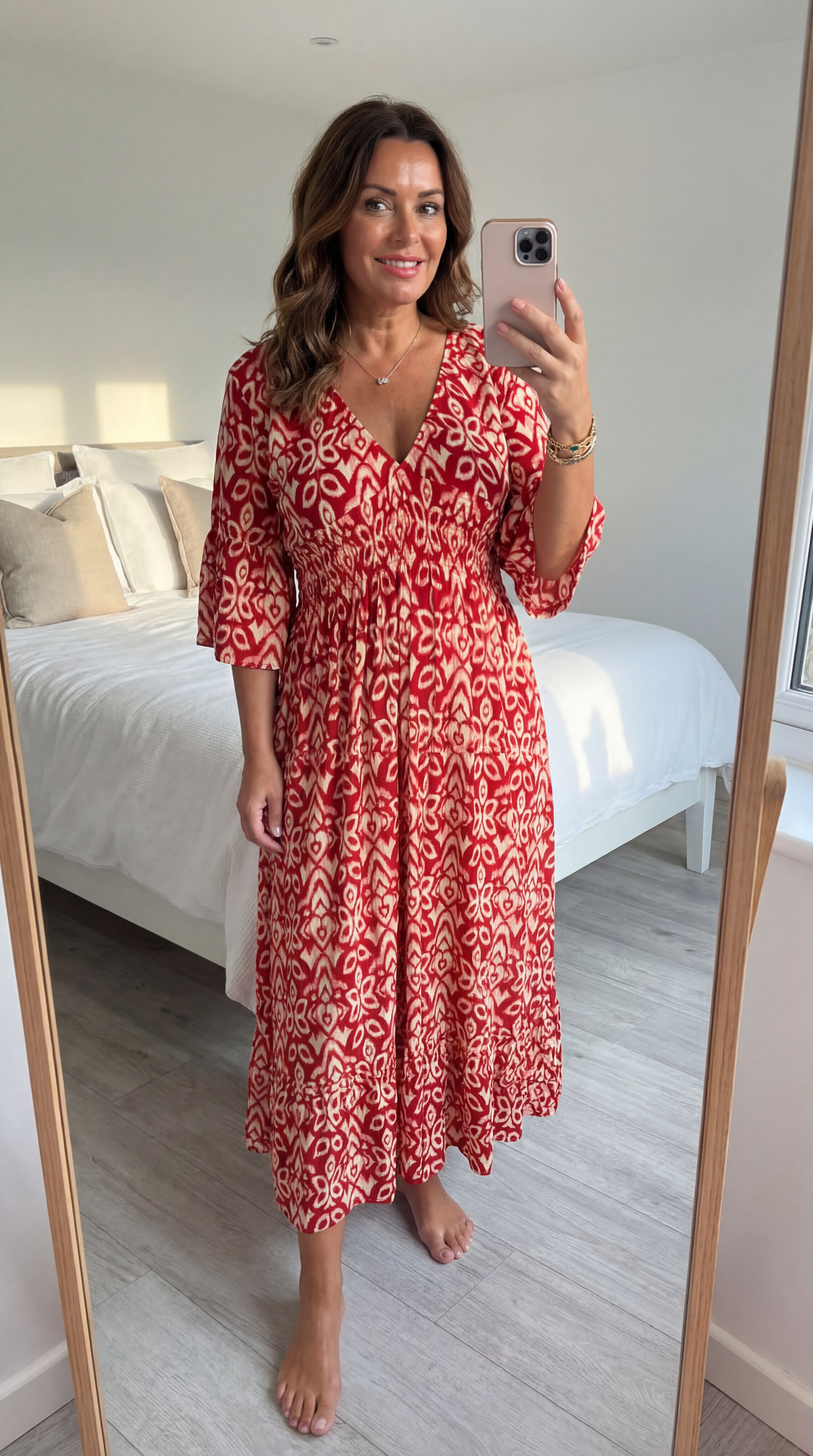 Zara - Casual Bohemian Midi Dress