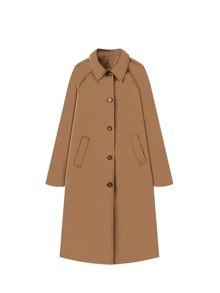 Eleanor – Classic Longline Trench Coat