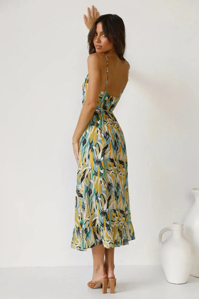Gabriella | Printed Summer Dress With Fresh Comfort And Sunny Style