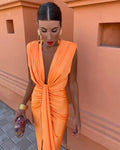 Sophia™ | Elegant Pleated Dress