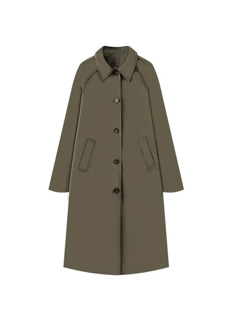 Eleanor – Classic Longline Trench Coat