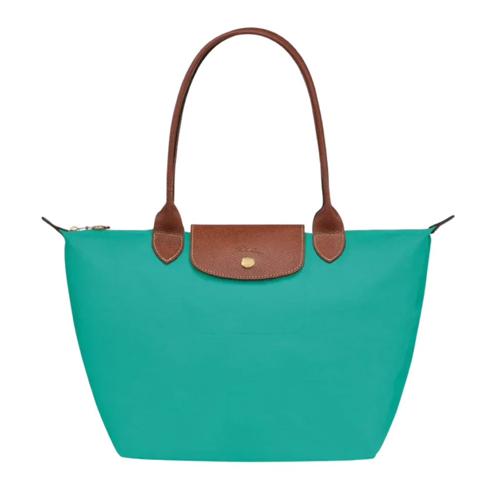 Large Foldable Nylon Bag, Turquoise
