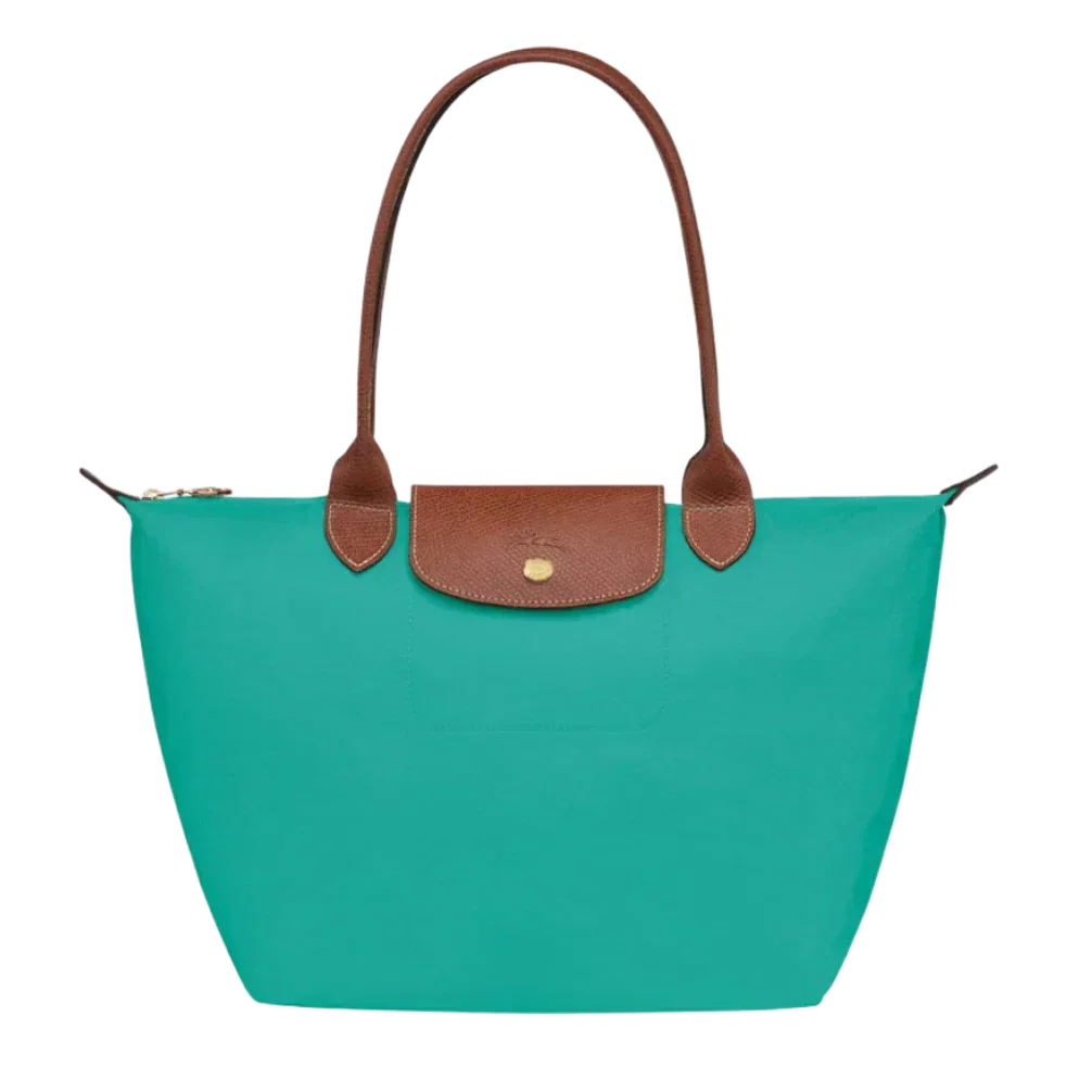 Large Foldable Nylon Bag, Turquoise