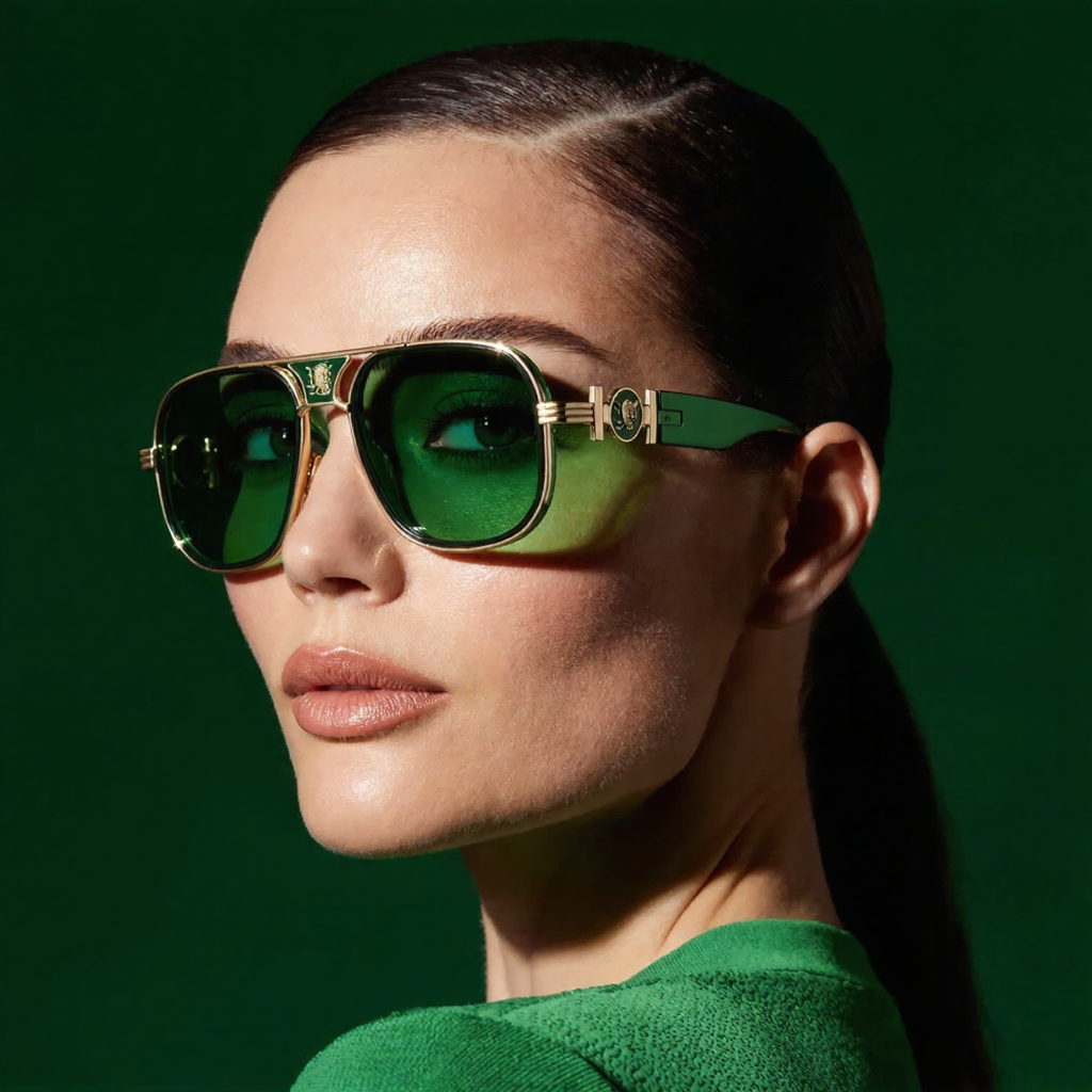 Bridget - Bold Metal Frame Sunglasses