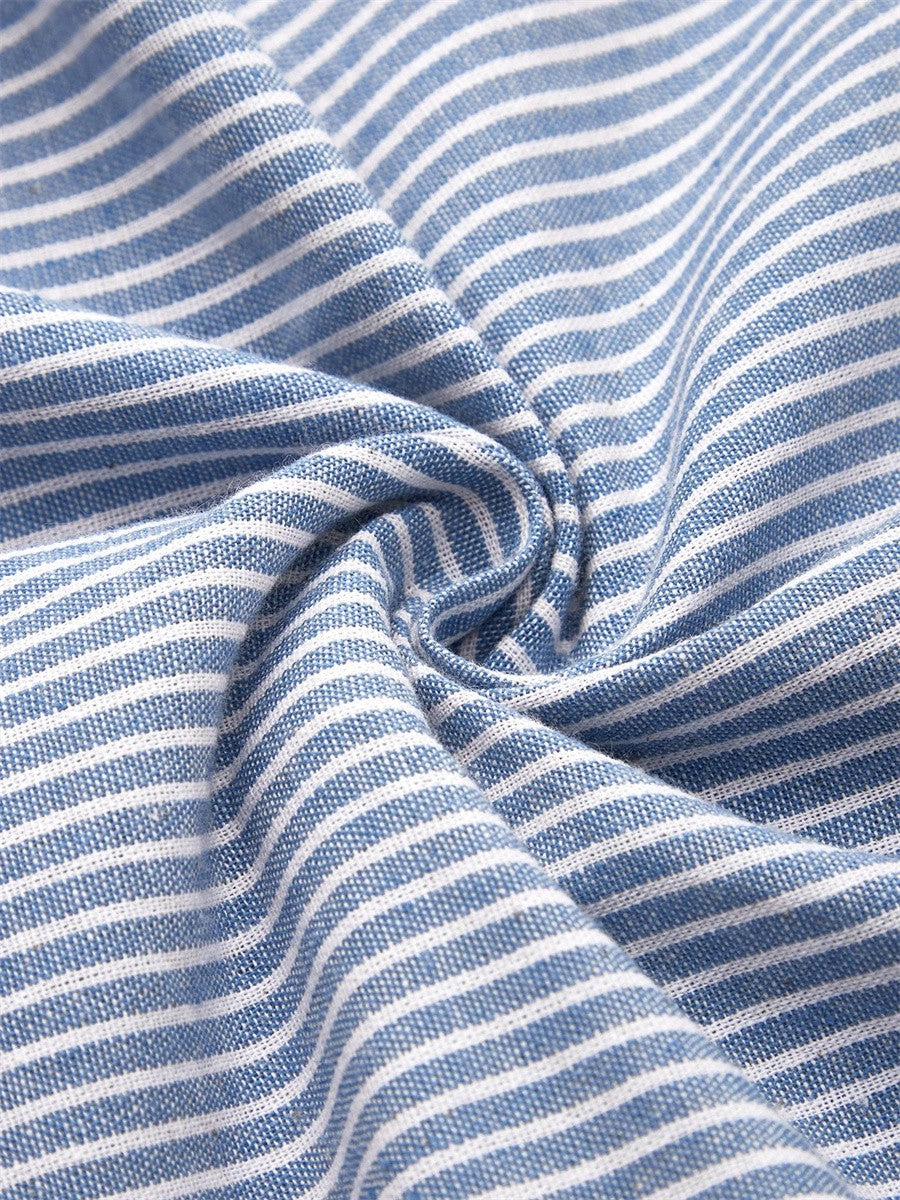 Avery | Striped Midi Dress Effortless Comfort Everyday Confidence