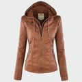 Gia - Leather Biker Jacket
