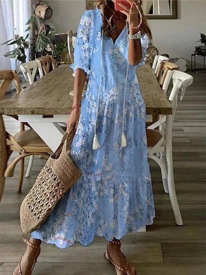 Solara A-line Midi Dress