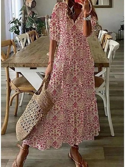 Solara A-line Midi Dress