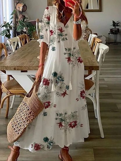 Solara A-line Midi Dress